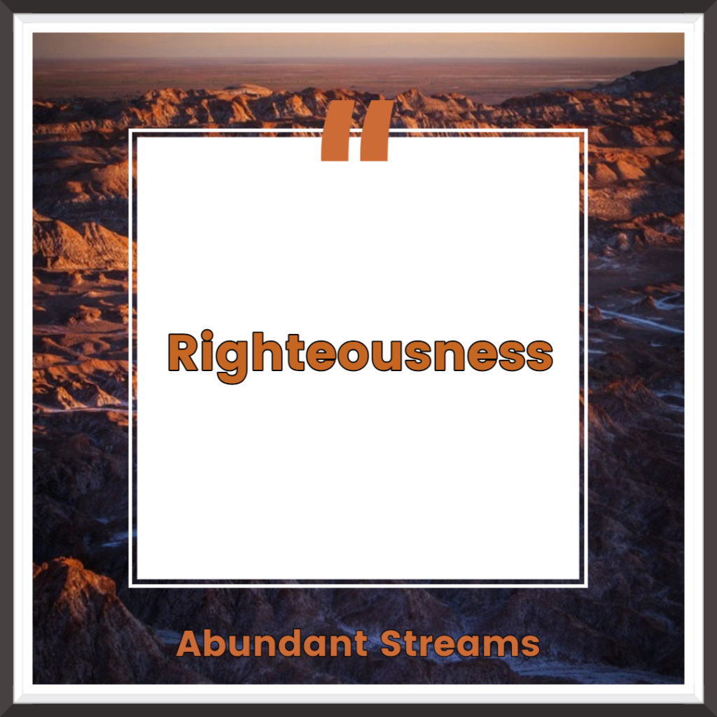 Bible verses righteousness