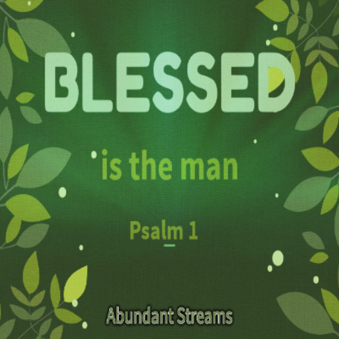 Blessed is the man Abundant Streams Blessed is the man Abundant Streams