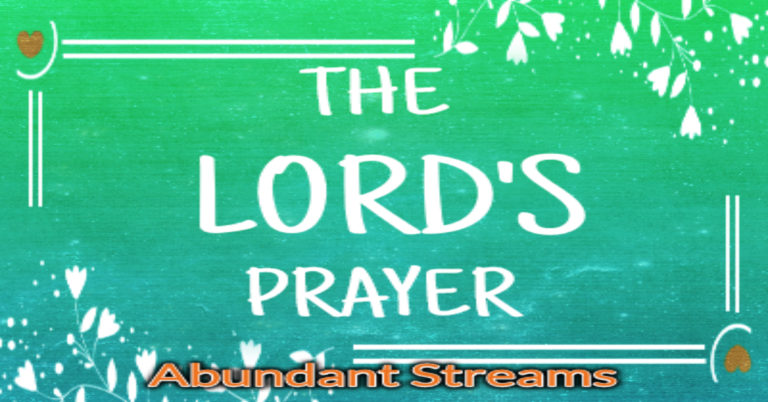 The Lord's prayer