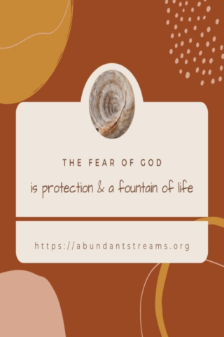 The fear of God