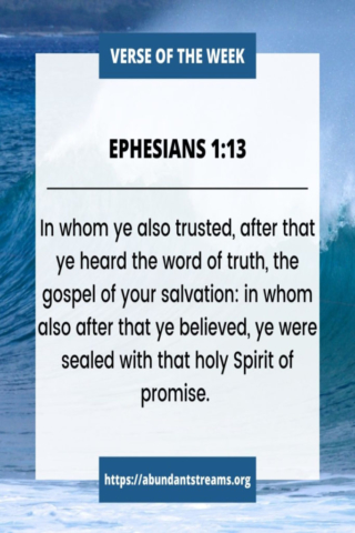 Sealed with the Holy Spirit of Promised
