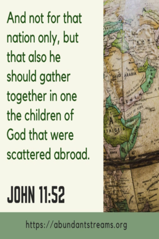 The children of God shall be gather, Together
