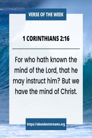 The mind of Christ