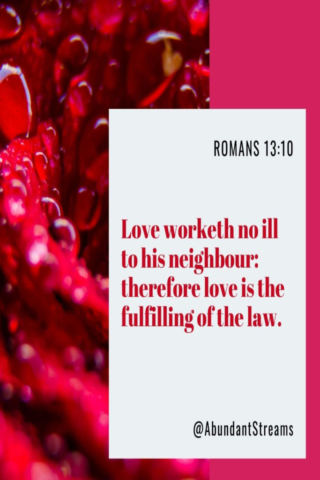 Love fulfills the law