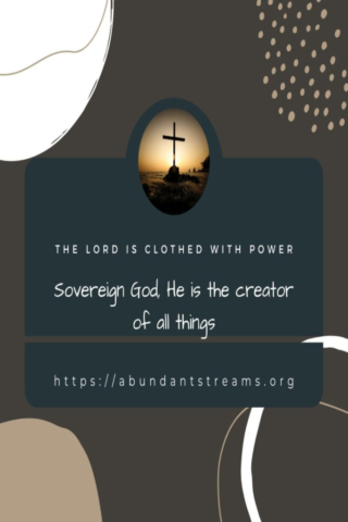Clothed with power